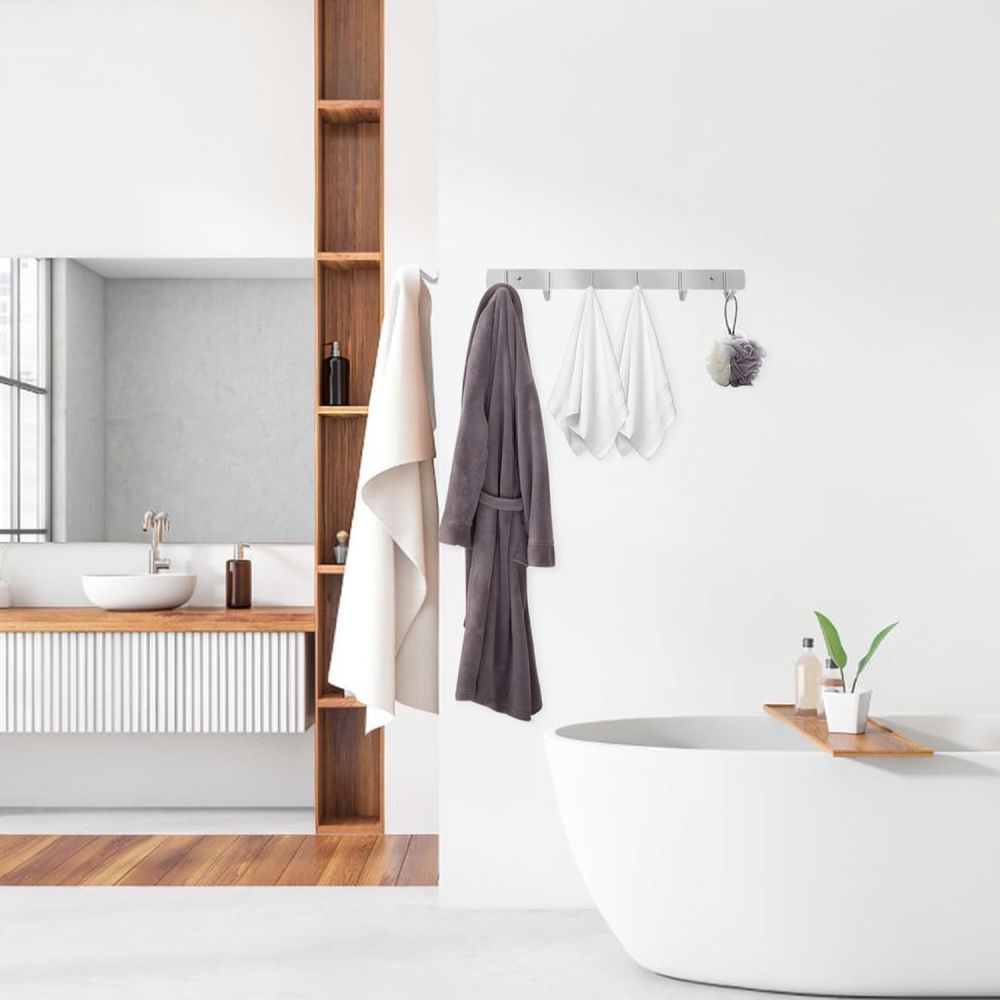 Versatile Stainless Steel Hang - Home Bathroom Organizer recension och pris
