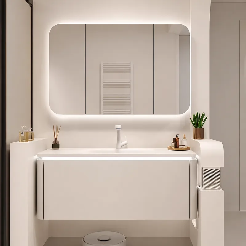 Ceramic Integrated Basin Bathr - Home Bathroom Vanity Combo recension och pris