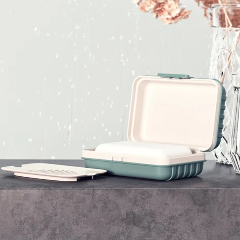 Plastic Soap Dish with Lid for - Home Essentials Bathroom Storage recension och pris