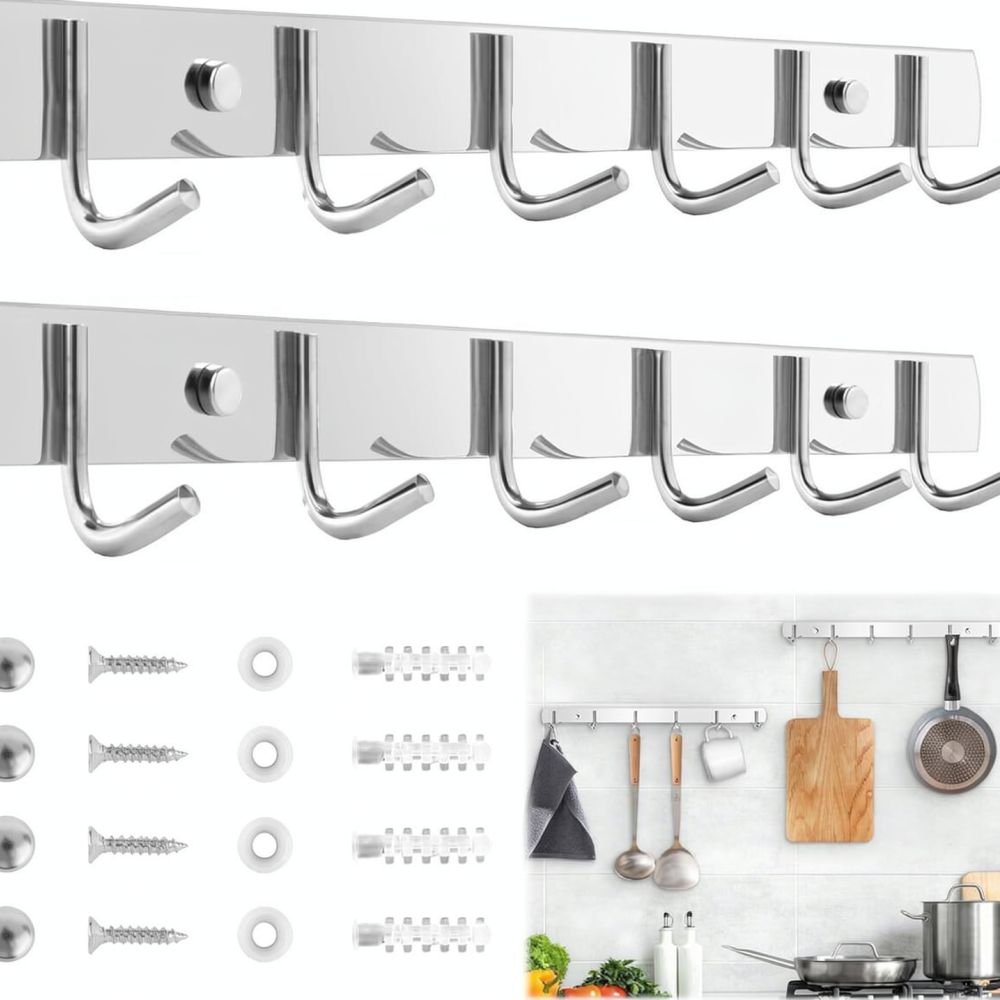 Versatile Stainless Steel Hang - Home Bathroom Organizer recension och pris