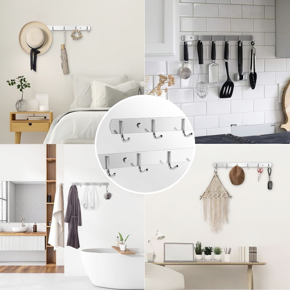 Versatile Stainless Steel Hang - Home Bathroom Organizer recension och pris