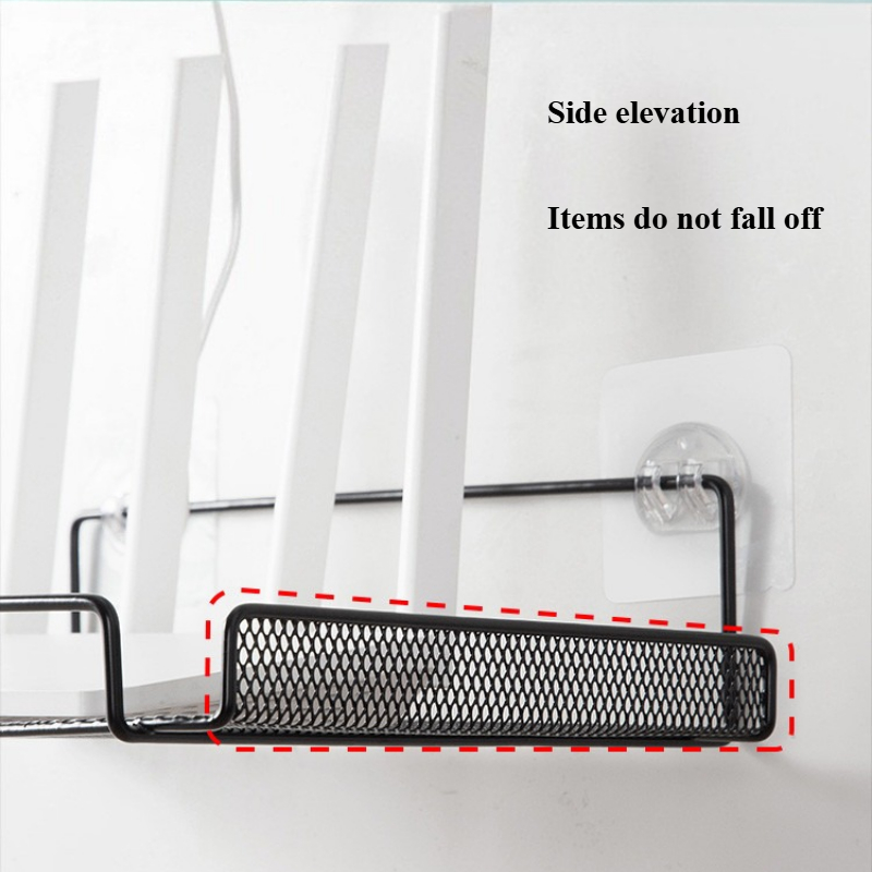 No‑Drill Wall Mount Router She - Home Edit Bathroom Storage recension och pris