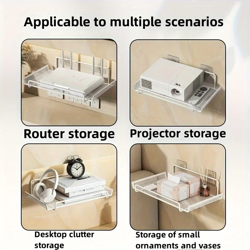 No‑Drill Wall Mount Router She - Home Edit Bathroom Storage recension och pris