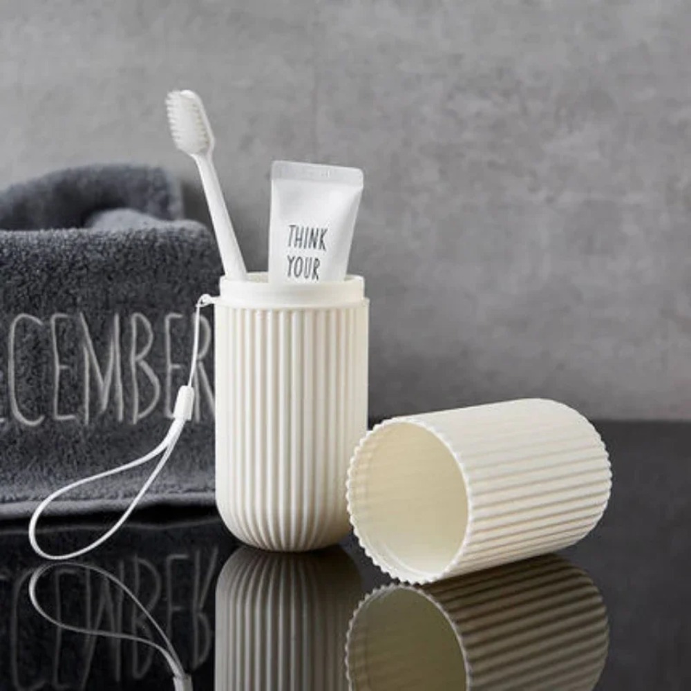Travel Portable Toothbrush Cup - Home Edit Bathroom Storage recension och pris