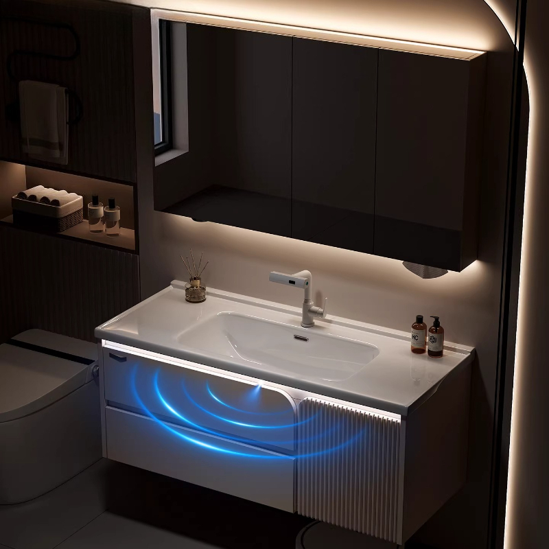 #Home Ceramic integrated basin - Home Bathroom Vanity Combo recension och pris